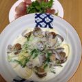 げんなつ's cooksnap of when they made あさりと水菜のスープパスタ.