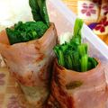 kiyoねぇ's cooksnap of when they made ★お弁当に★ほうれん草クリチのベーコン巻.