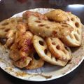 mmoriyama's cooksnap of when they made ◎鶏もも肉とれんこんの味噌炒め.