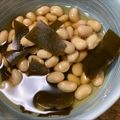 ＋SUN3's cooksnap of when they made 炊飯器大豆と昆布の煮豆.