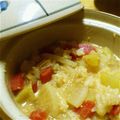 ぺこりー's cooksnap of when they made さつまいもたっぷり味噌汁で、おじや♪.