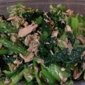 はちみつココア's cooksnap of when they made 菜っ葉とツナを辛子醤油で食べると美味いよ.