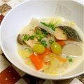 ロクシタンマニア's cooksnap of when they made 塩鮭の大吟醸酒粕汁.