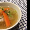 コロまめたろう's cooksnap of when they made 野菜と餃子の皮リメイク★中華スープ.