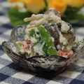 ぽっぽぺぺ's cooksnap of when they made 白だしで♪春色菜の花の白和え.