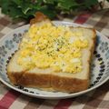 ぽっぽぺぺ's cooksnap of when they made 超熟食パンのたまごサンド.