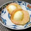 Snow＊Love's cooksnap of when they made 帽子みたいなゆで卵とハムの天ぷら.