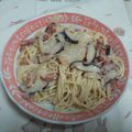 rou825's cooksnap of when they made 簡単☆きのこクリームパスタ.