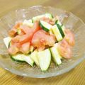 pali's cooksnap of when they made トマトとズッキーニの酢みそ和え.