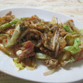 miyuki12's cooksnap of when they made 旦那ごはん　豚マヨキムチ炒め.