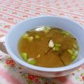 赤い電話's cooksnap of when they made 即席愛情お味噌汁.