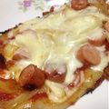 　　祐's cooksnap of when they made 余った餅でもちピザ.