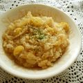 puniＫ's cooksnap of when they made 10分で！栗のリゾット.