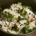 ぽんずー's cooksnap of when they made ひじきと大根葉の混ぜご飯.
