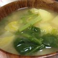 fmfm0807's cooksnap of when they made 玉ねぎとじゃがいもの味噌汁.