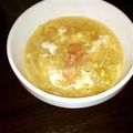 見崎茗's cooksnap of when they made コンソメ味のもやしスープ.