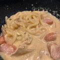 あーる's cooksnap of when they made ☆カルボナーラうどん☆.