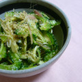 mikkusan's cooksnap of when they made ゴーヤとみょうがのゴマ和え.