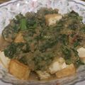 ３人の父's cooksnap of when they made 絶品♪大根葉のみぞれがけ絹あげ(厚揚げ).