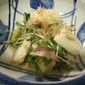 りもちょん's cooksnap of when they made ＊水菜と長いもの梅肉ポン酢和え＊.