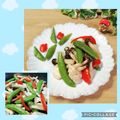 Newチヨコっと♪'s cooksnap of when they made スナップえんどうの塩炒め.