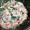 happy-nao's cooksnap of when they made レンコンと春菊の白和え.
