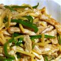 Shimachu♪'s cooksnap of when they made 豚肉の青椒肉絲.