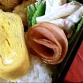 海理ママ's cooksnap of when they made 焼きハムのお花　お弁当のすき間に.
