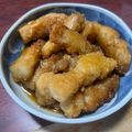 もんす♡'s cooksnap of when they made 簡単☆りんご酢とハチミツの鶏肉から揚げ.