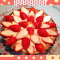 なおさん大好き♡'s cooksnap of when they made 簡単めちゃおいしい★いちごのタルト.