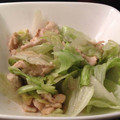 letemps's cooksnap of when they made 鶏のささみとレタスのマヨ炒め♪.