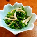 まっさまさママ's cooksnap of when they made カブの葉と皮の簡単ゴマポン酢和え☆.