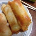 りりきゃん's cooksnap of when they made 焼き春巻き❤in餅・明太・チーズ.