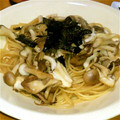 mina0323's cooksnap of when they made きのことベーコンの和風パスタ.