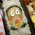 赤い電話's cooksnap of when they made 懐かしのキャラ弁♪忍者はっとりくんＮＩＮ.