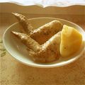 まるねこたん's cooksnap of when they made 手羽先とじゃが芋の塩バター蒸し.