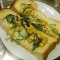 meff's cooksnap of when they made ほうれん草＆コーントースト.