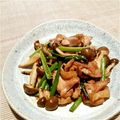 ゆずゴーヤ's cooksnap of when they made 鶏肉とシメジの照り焼きペッパー炒め.