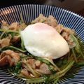 やままんま's cooksnap of when they made 豚バラ肉と水菜のさっと煮.