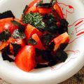 joy09's cooksnap of when they made 冷やしトマトの＊海苔かけサラダ＊.