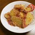 よちりん's cooksnap of when they made さつまいも✿かつお醤油和え.