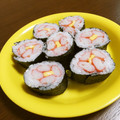 よちりん's cooksnap of when they made ✿簡単♪お花の巻きずし✿.