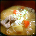 yuママ291504's cooksnap of when they made 野菜たっぷり！宮城のいも煮(豚汁).