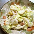nerolincon's cooksnap of when they made 簡単！たくあんの旨みが嬉しい☆白菜サラダ.