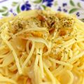 kinaribook's cooksnap of when they made アワビと雲丹の缶詰☆いちご煮でパスタ.