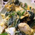 カジオヤジ's cooksnap of when they made ほうれん草とささみの卵とじ.