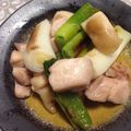 うちこ☆'s cooksnap of when they made m白ネギと鶏の焼き鳥風.