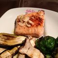 Amundrud's cooksnap of when they made 鮭ムニエル♪焦がしアーモンドバターソース.