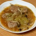 amjkao's cooksnap of when they made 肉団子と白菜のオイスターソース煮.
