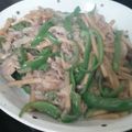 はる。ふみ。's cooksnap of when they made チンジャオロースー.
